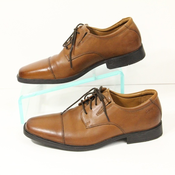 Clarks Collection Dress Shoe Mens Leather Oxford sz 9 Cap Toe main image 8